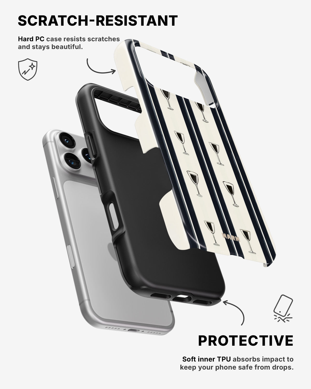 iPhone 17 Pro Max Tough Case – Sail & Sip - View 2