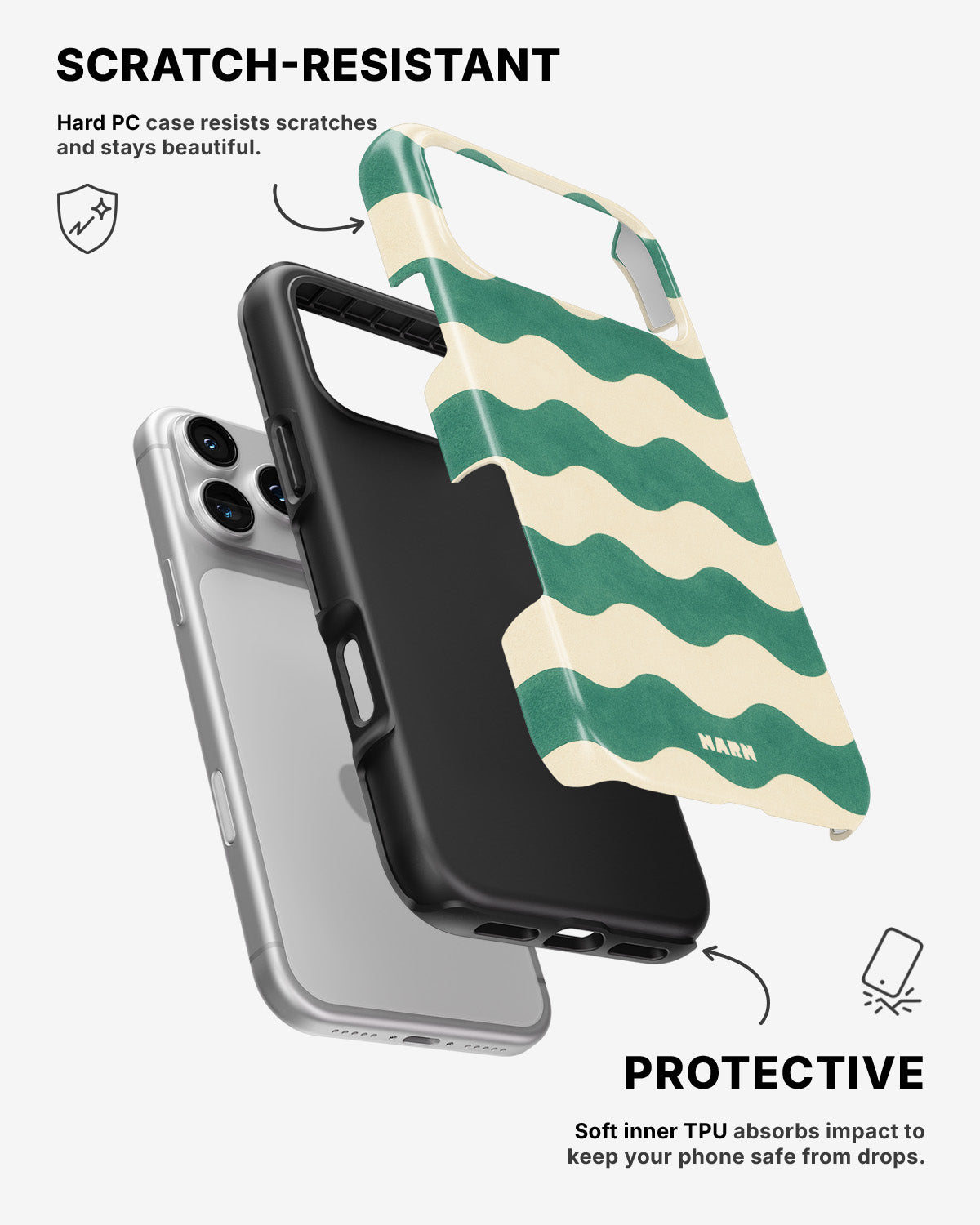 iPhone 17 Pro Max Tough Case – La Dolce Wave - View 2
