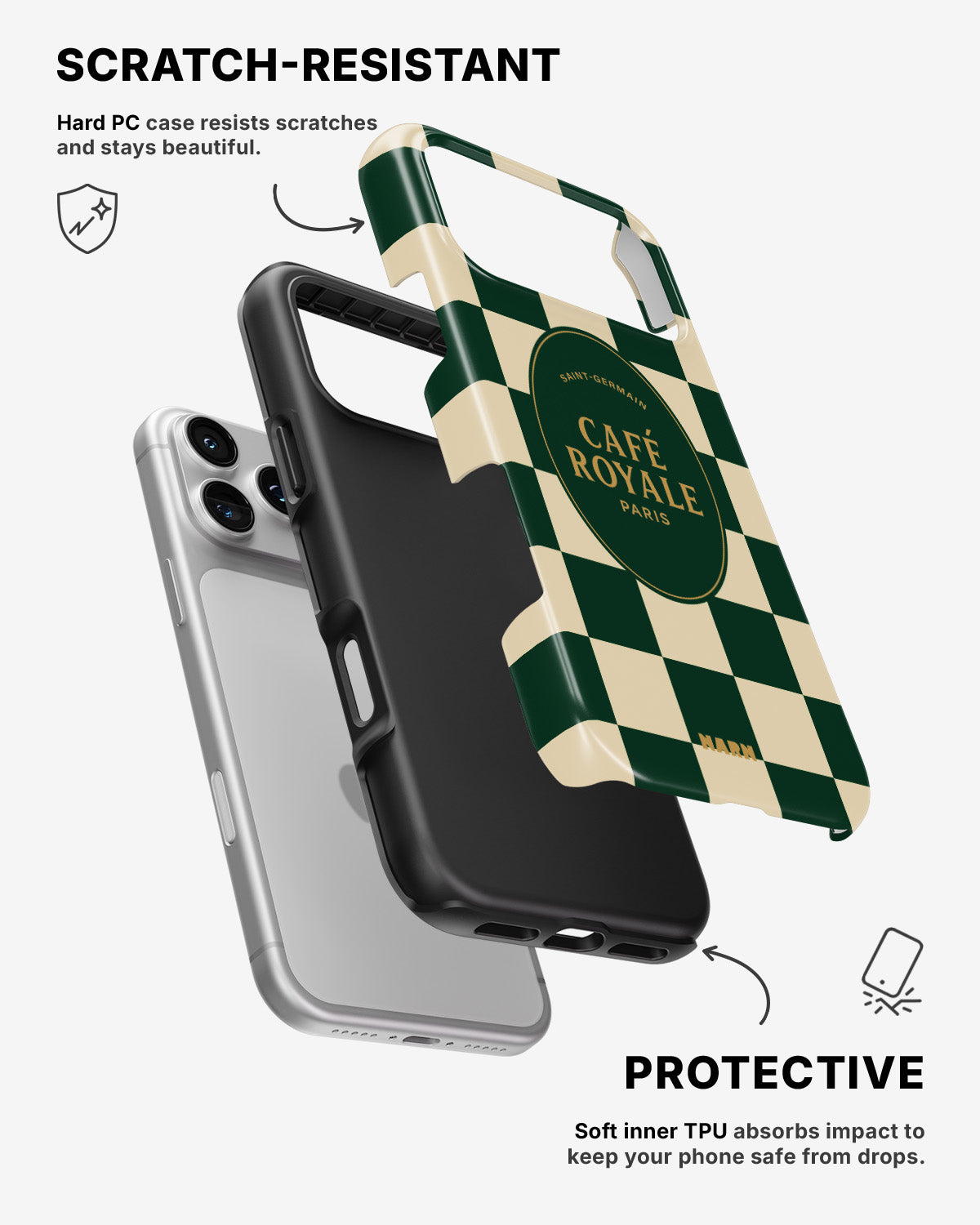 iPhone 17 Pro Max Tough Case – Cafe Royale - View 2