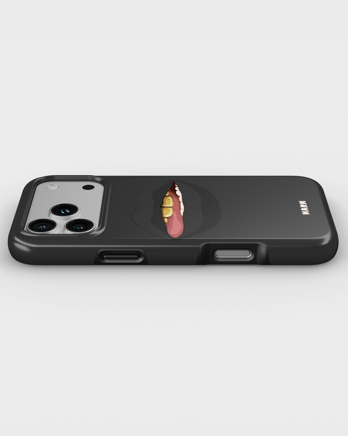 iPhone 17 Pro Max Tough Case – Golden Lips - View 3