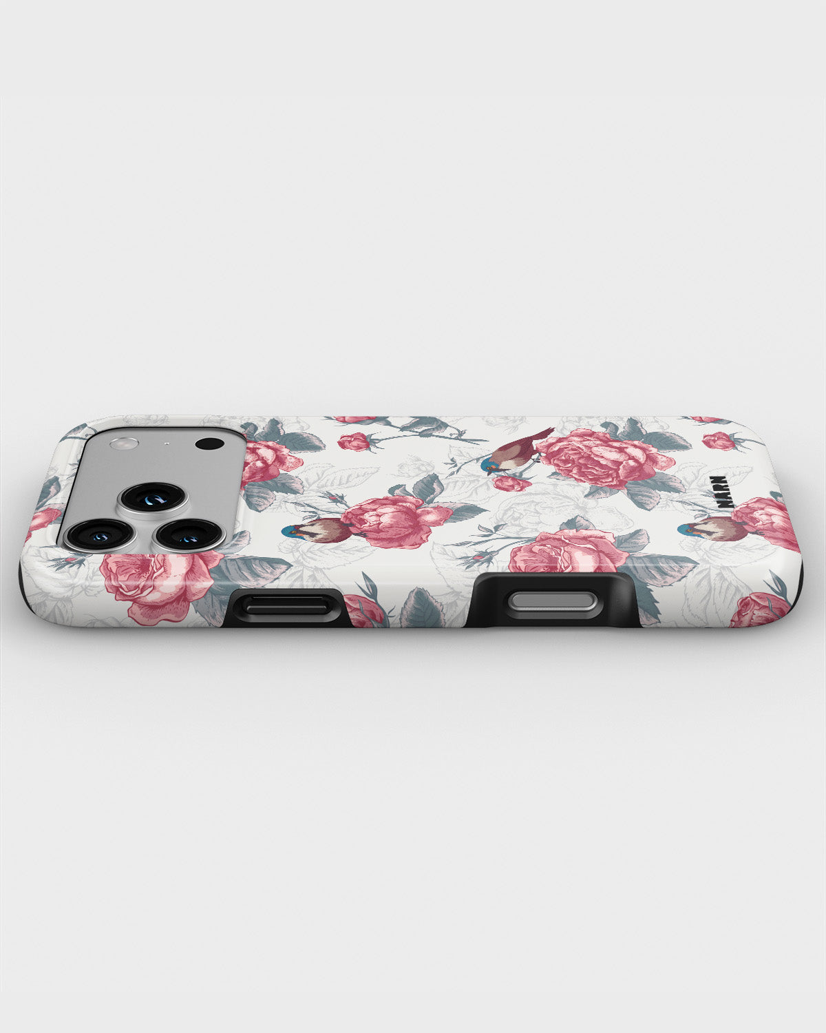 iPhone 17 Pro Max Tough Case – Birds Among Roses - View 3