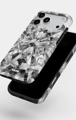 iPhone 17 Pro Max Tough Case – Grey Crystals - View 4