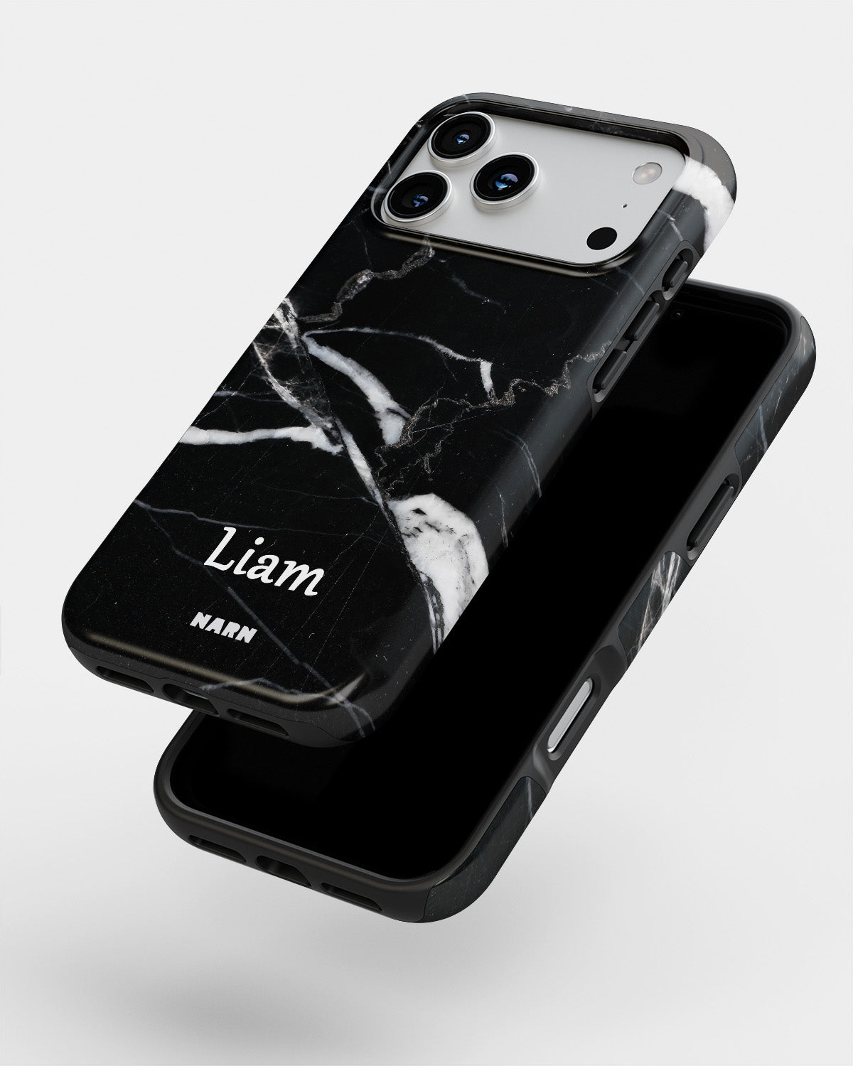 iPhone 17 Pro Max Tough Case – Custom - Black Marble - View 4