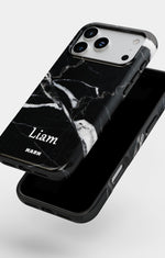 iPhone 17 Pro Max Tough Case – Custom - Black Marble - View 4