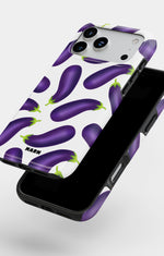 iPhone 17 Pro Max Tough Case – Eggplant Pattern - View 4