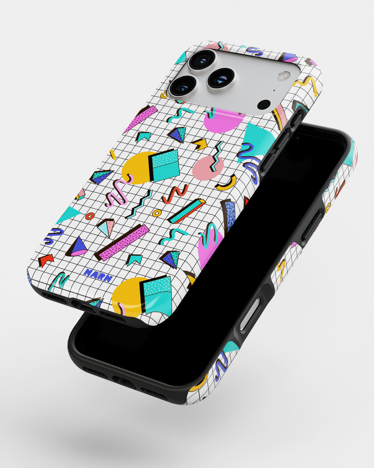 iPhone 17 Pro Max Tough Case – 80s Memphis - View 4