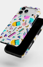 iPhone 17 Pro Max Tough Case – 80s Memphis - View 4