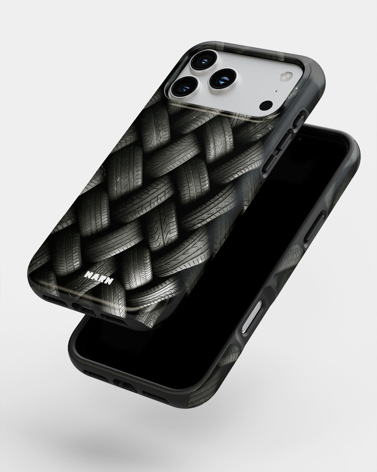iPhone 17 Pro Max Tough Case – Tires Wall - View 4