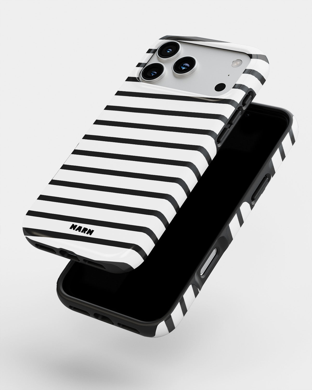 iPhone 17 Pro Max Tough Case – Black Stripes - View 4