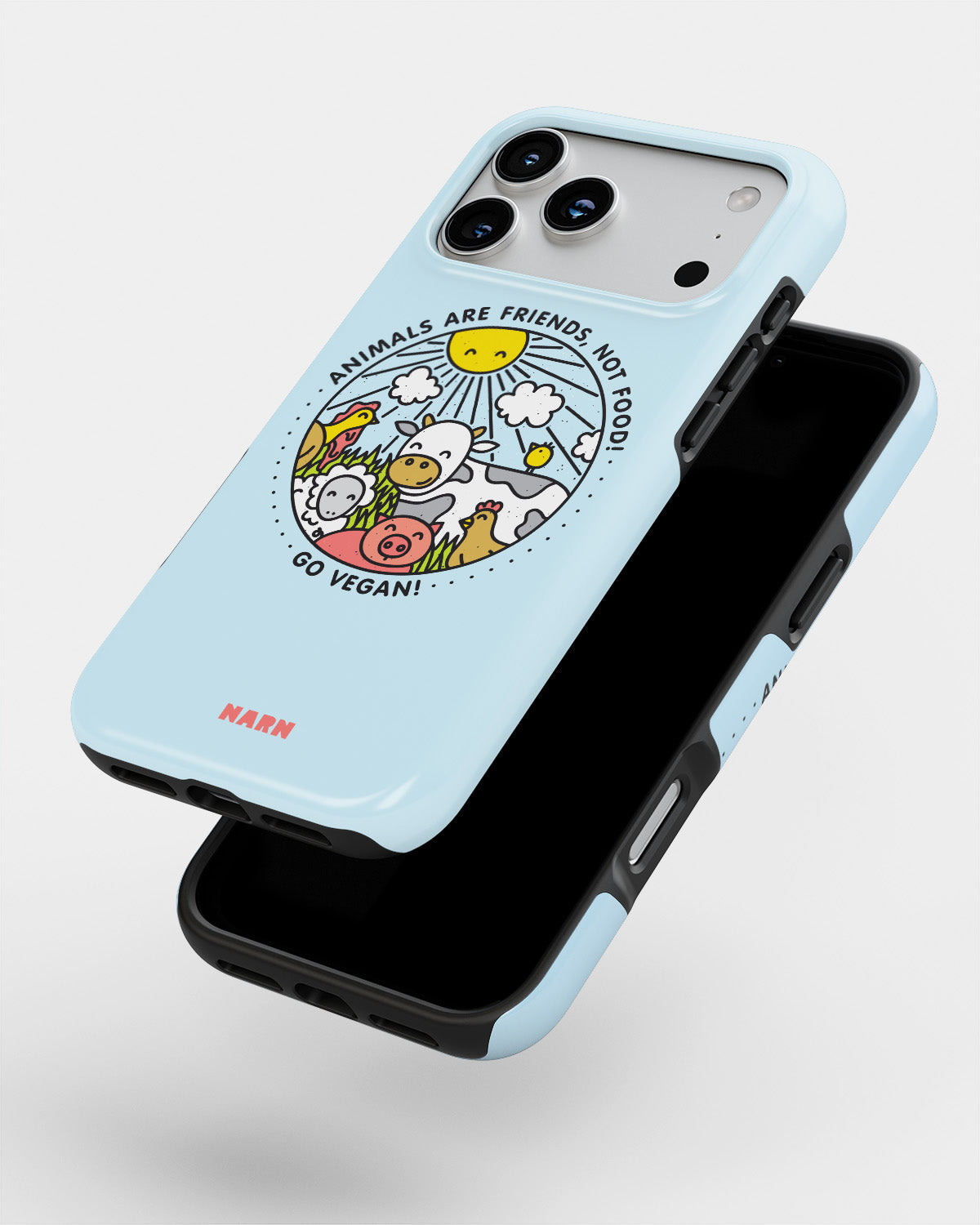 iPhone 17 Pro Max Tough Case – Friends, Not Food - View 4
