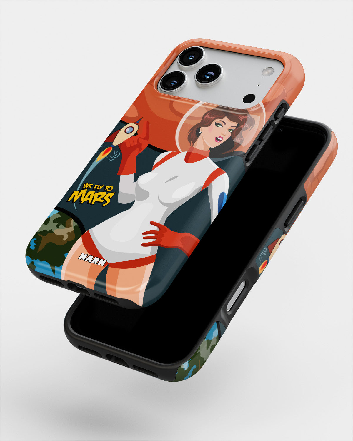 iPhone 17 Pro Max Tough Case – We Fly To Mars - View 4