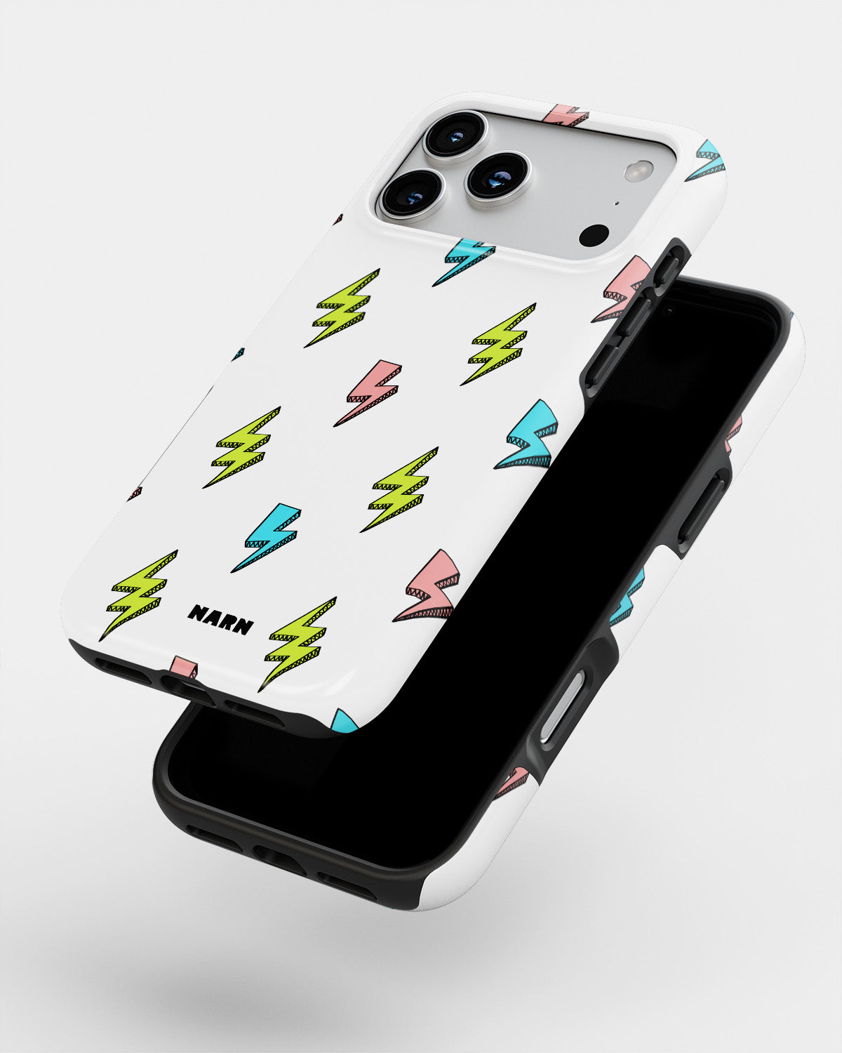 iPhone 17 Pro Max Tough Case – Lightning Bolts - View 4
