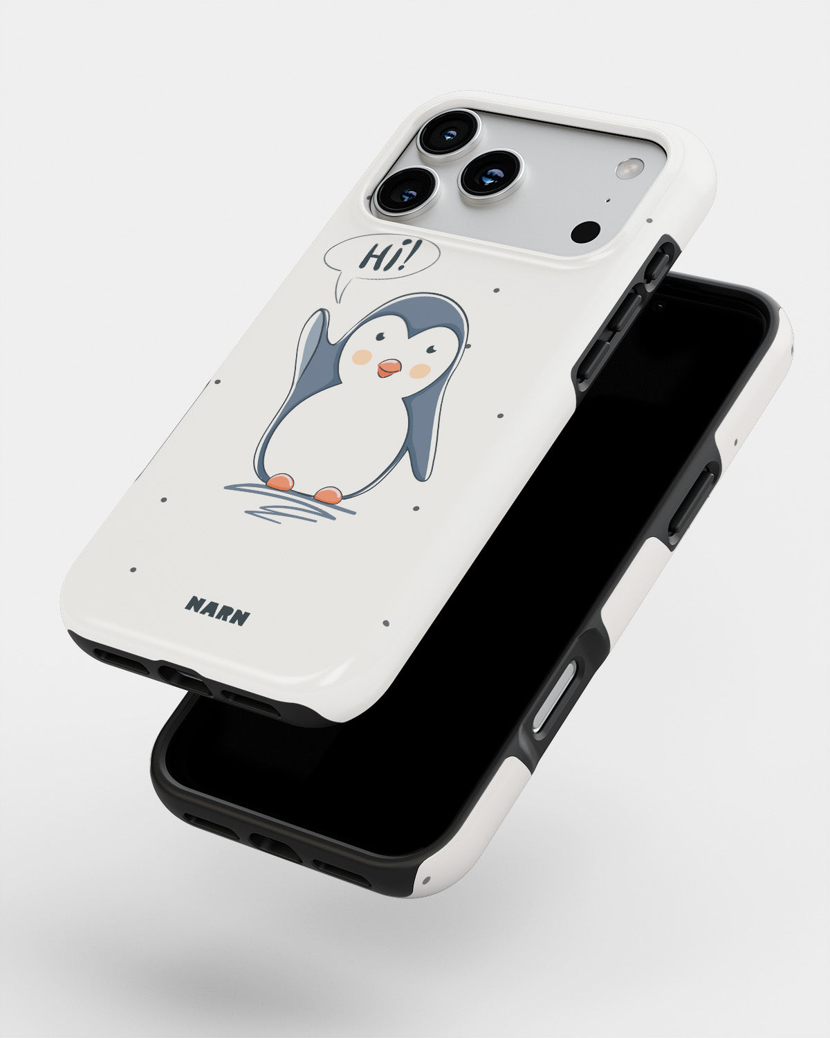 iPhone 17 Pro Max Tough Case – Cute Penguin - View 4