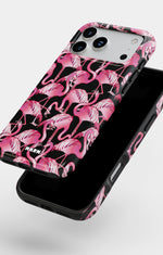iPhone 17 Pro Max Tough Case – Flamingos - View 4