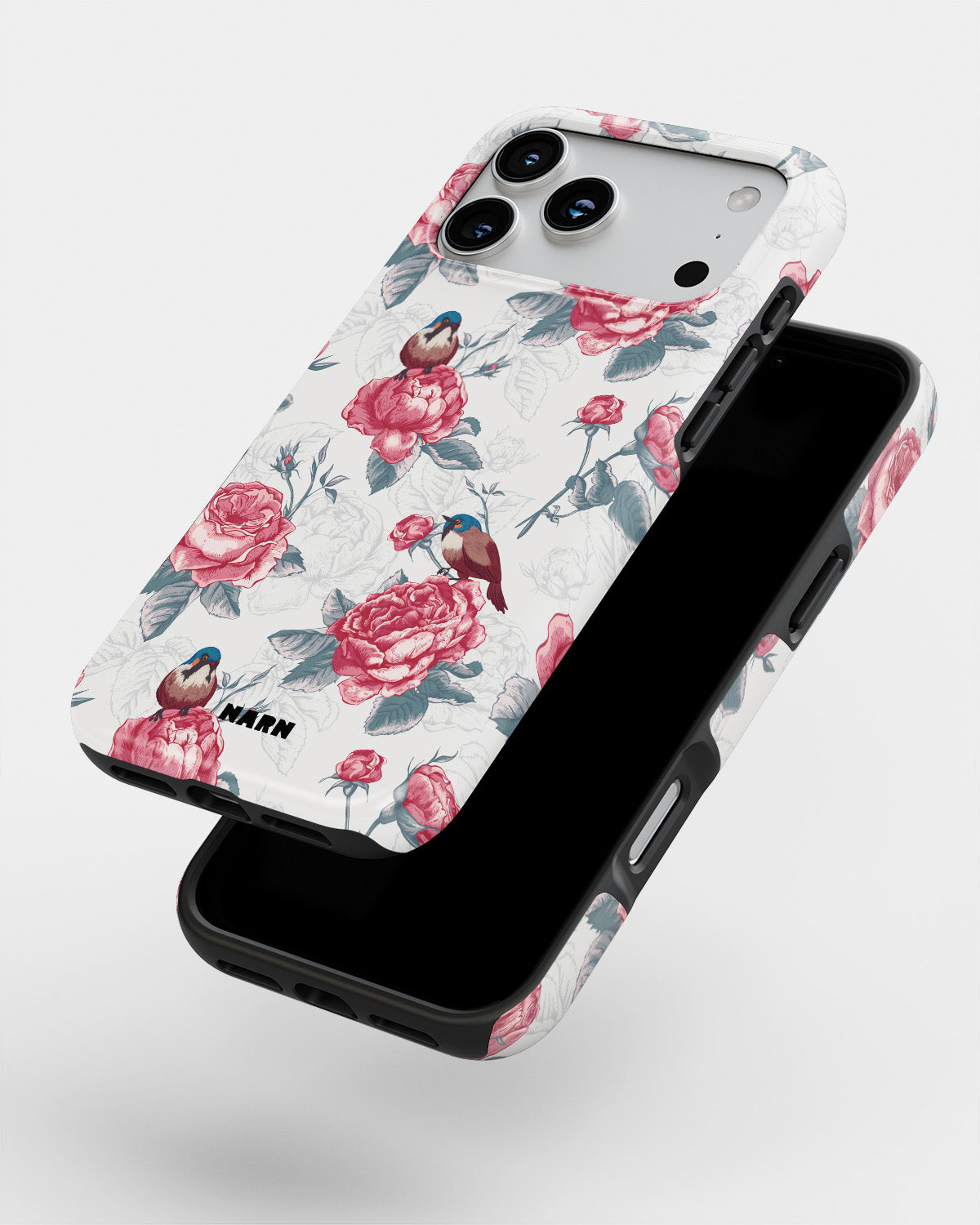 iPhone 17 Pro Max Tough Case – Birds Among Roses - View 4