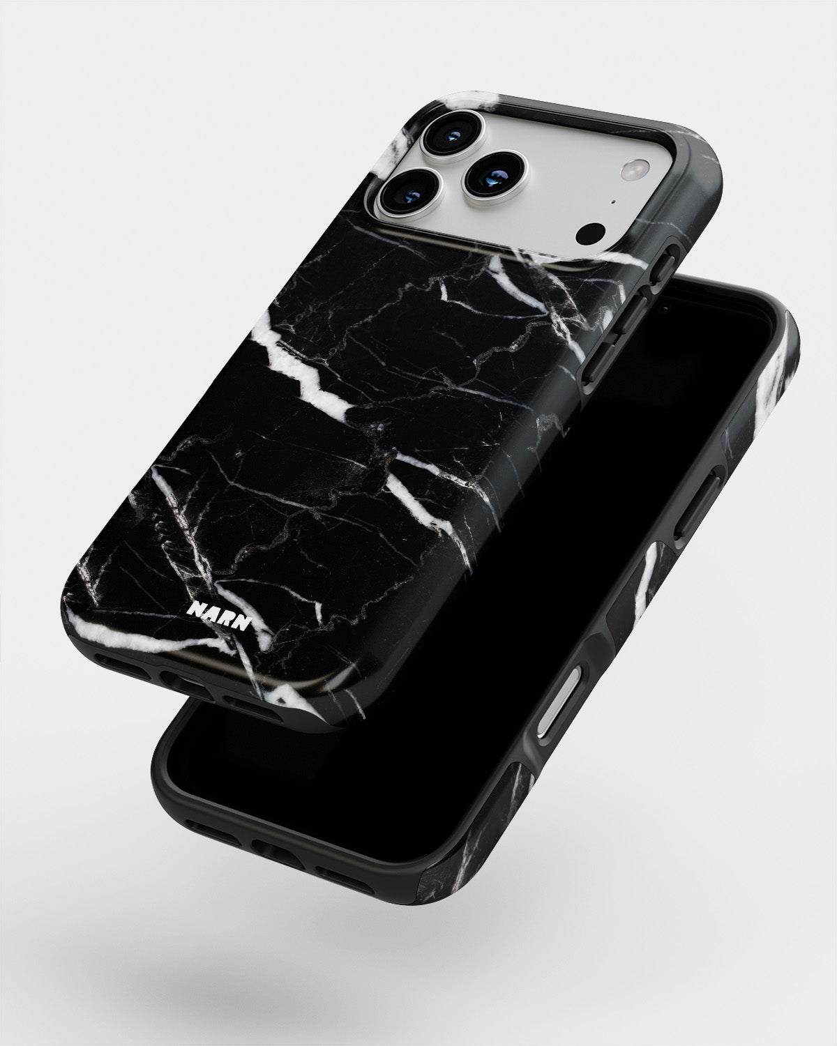 iPhone 17 Pro Max Tough Case – Black Marble - View 4