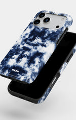 iPhone 17 Pro Max Tough Case – Tie Dye Blue - View 4