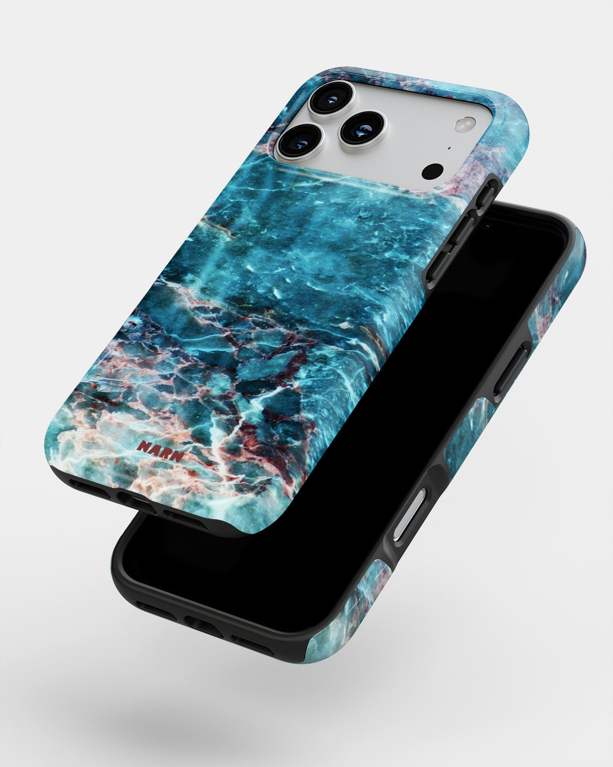 iPhone 17 Pro Max Tough Case – Icy Marble - View 4