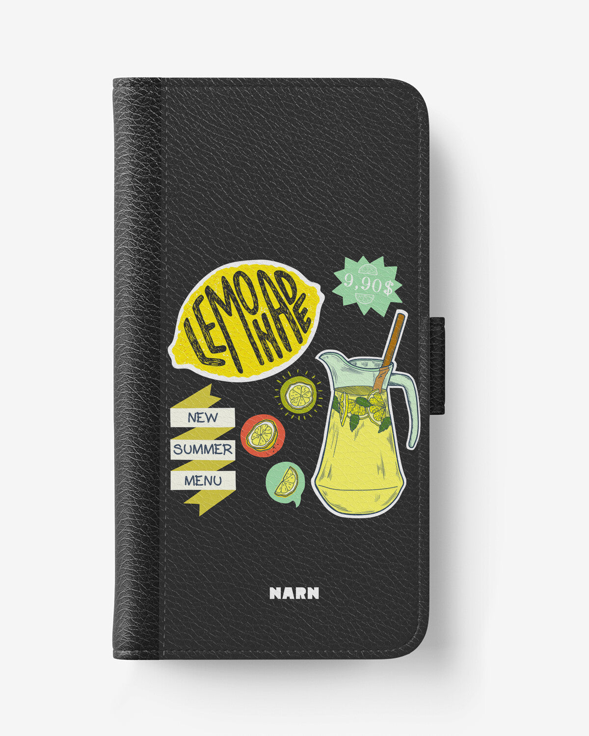 Doro 8050 Wallet Case - Lemon Summer - View 1