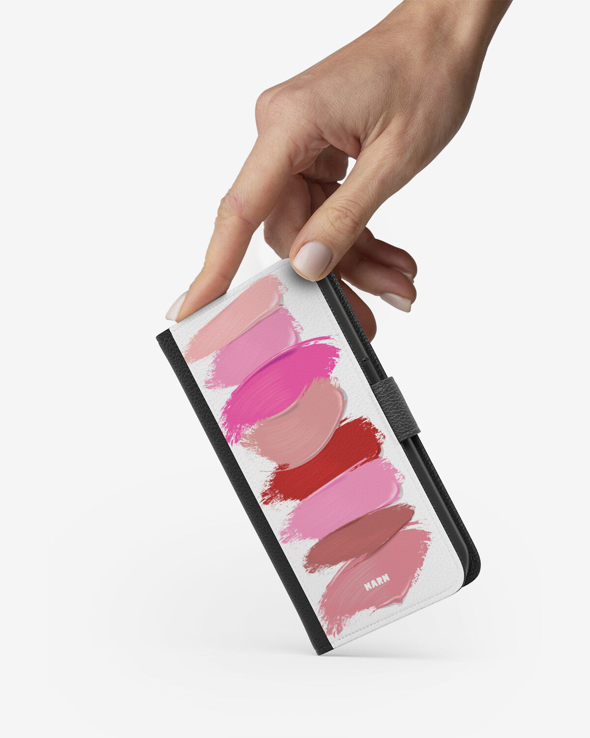 Doro 8050 Wallet Case - Lipstick Smears - View 2