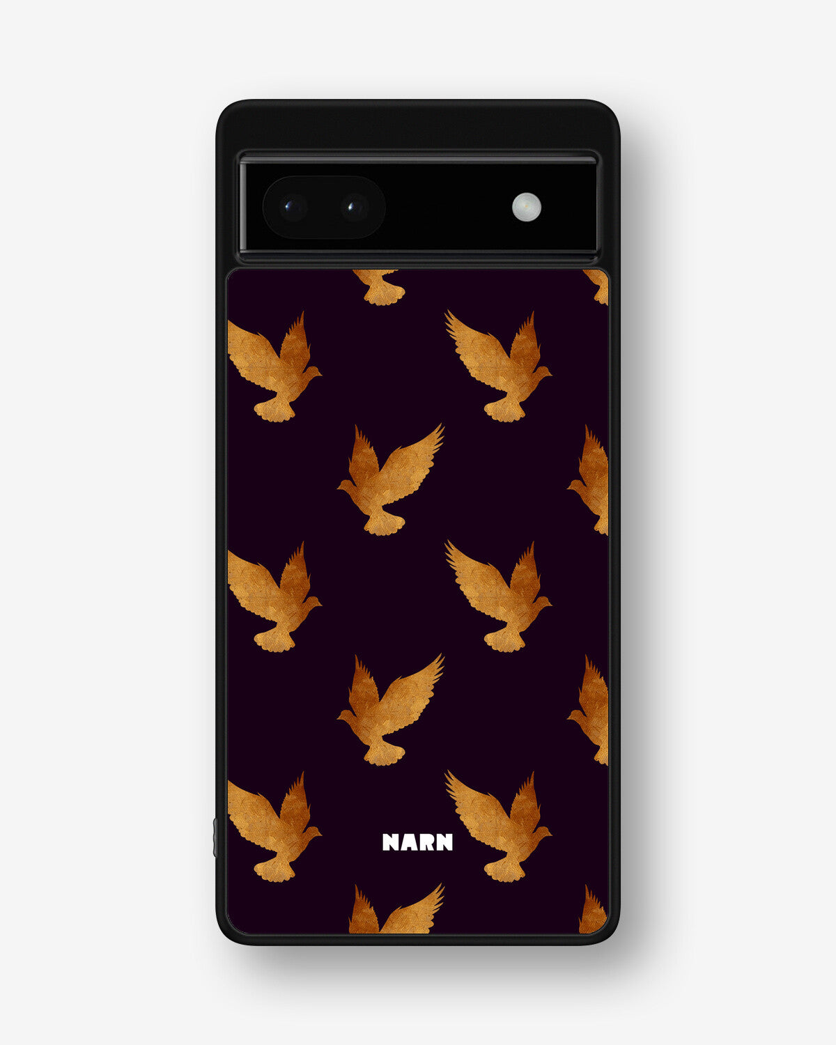Google Pixel 6a Hard Case – Royal Doves - View 1