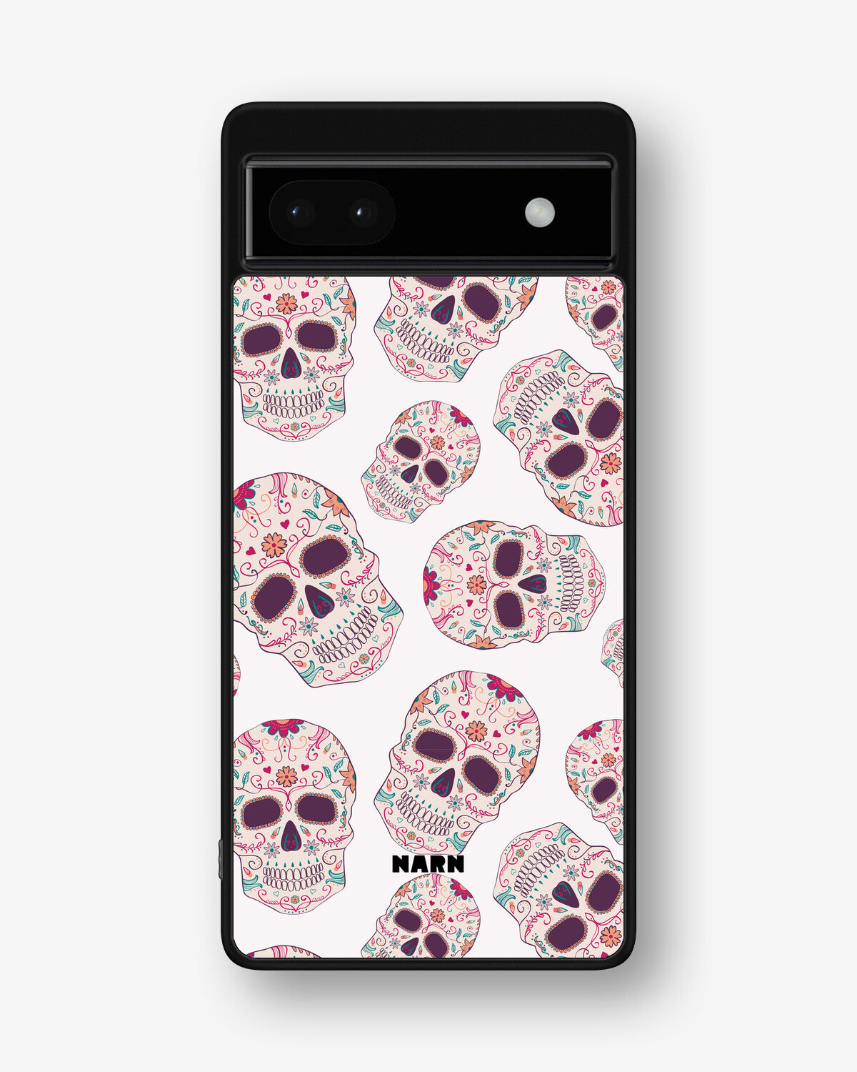 Google Pixel 6a Hard Case – Calavera Skulls - View 1