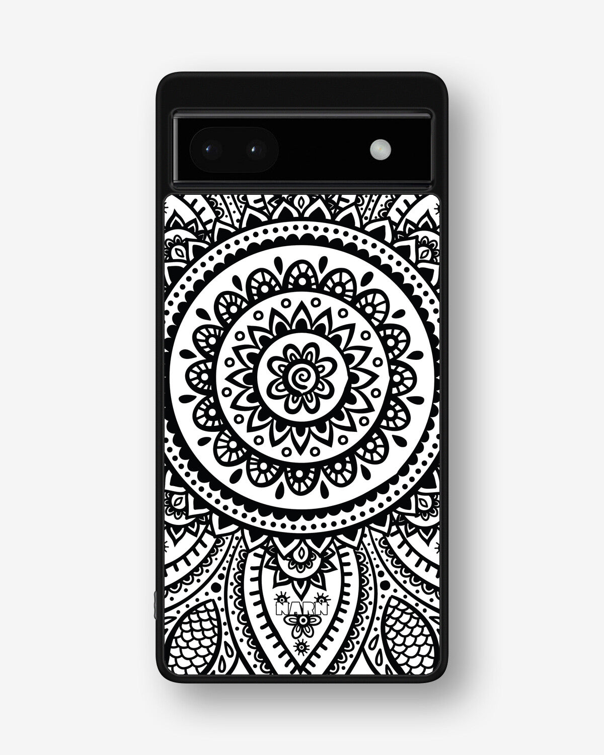 Google Pixel 6a Hard Case – Henna Mandala - View 1