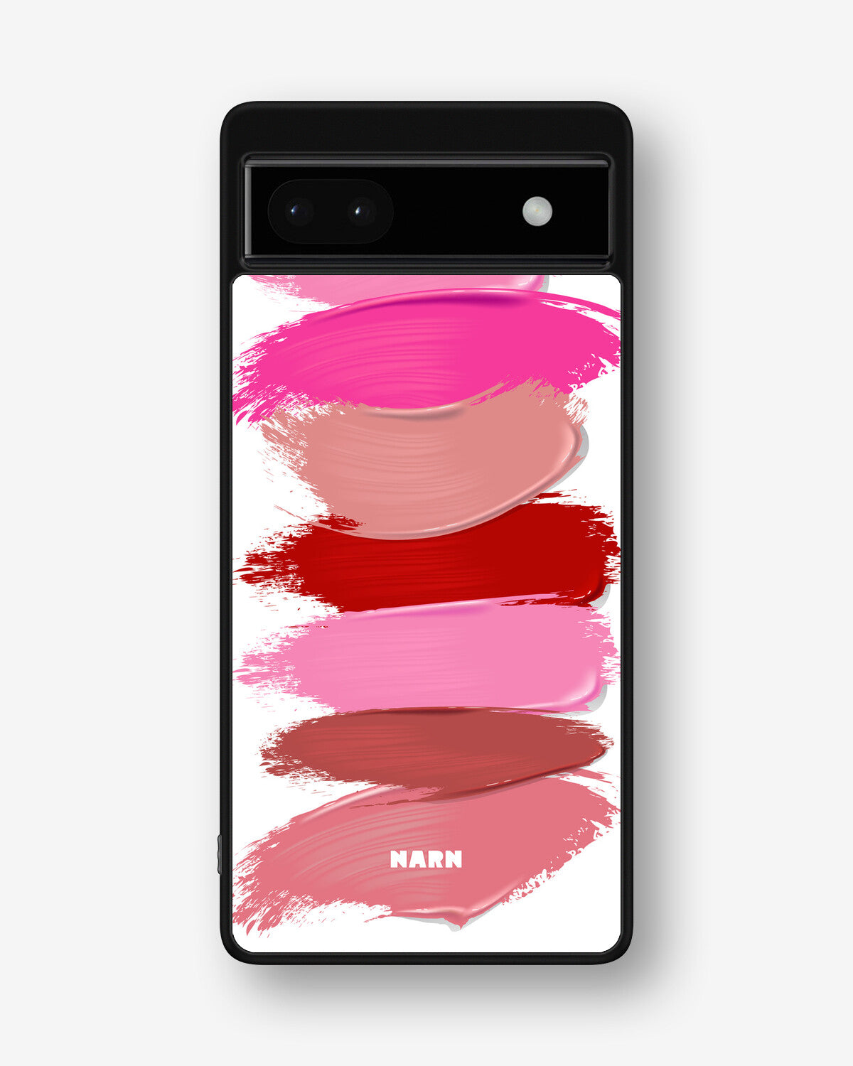 Google Pixel 6a Hard Case – Lipstick Smears - View 1