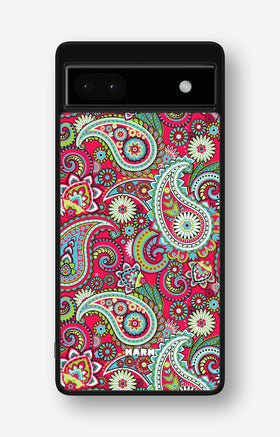 Google Pixel 6a Hard Case – Paisley Paradise - View 1