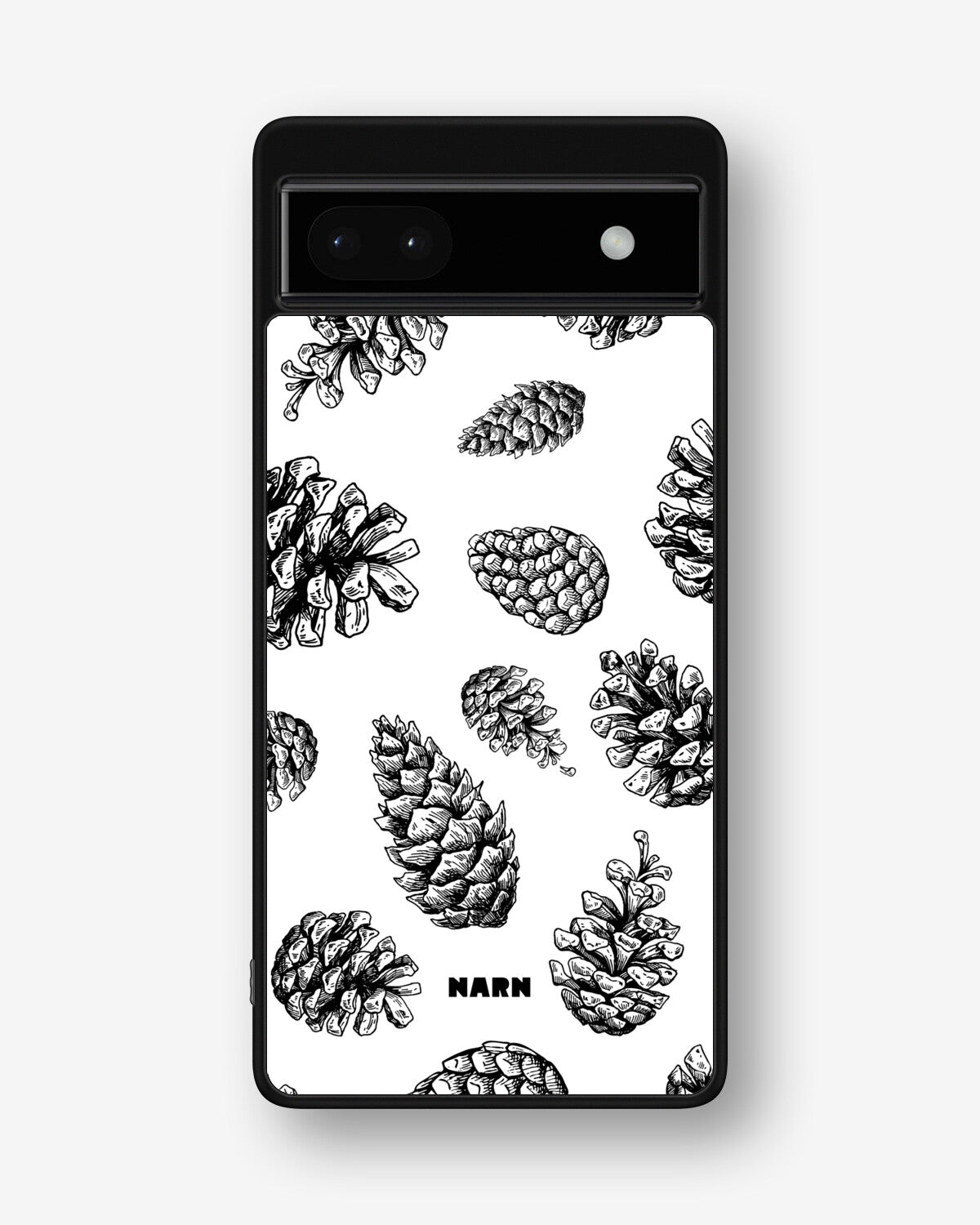 Google Pixel 6a Hard Case – Pine Cones - View 1