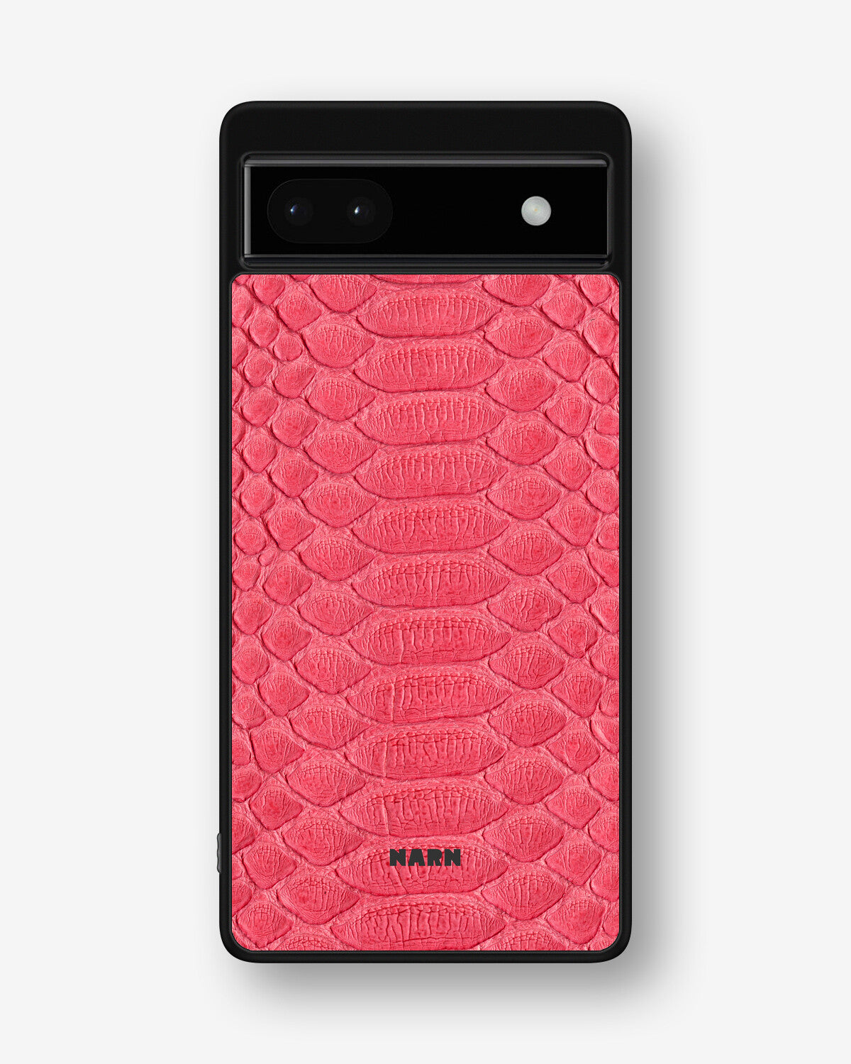 Google Pixel 6a Hard Case – Pink Snake - View 1