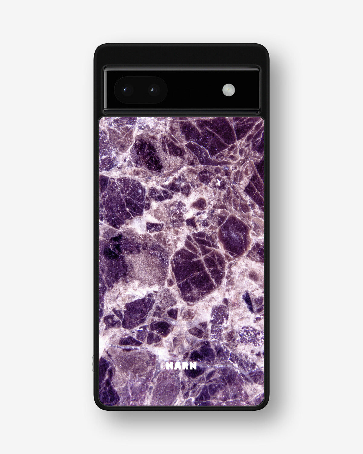 Google Pixel 6a Hard Case – Purple Marble - View 1
