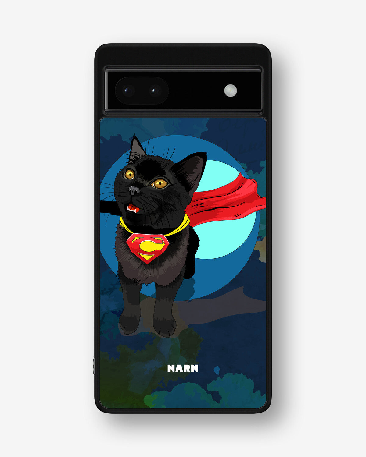 Google Pixel 6a Hard Case – Super Cat - View 1