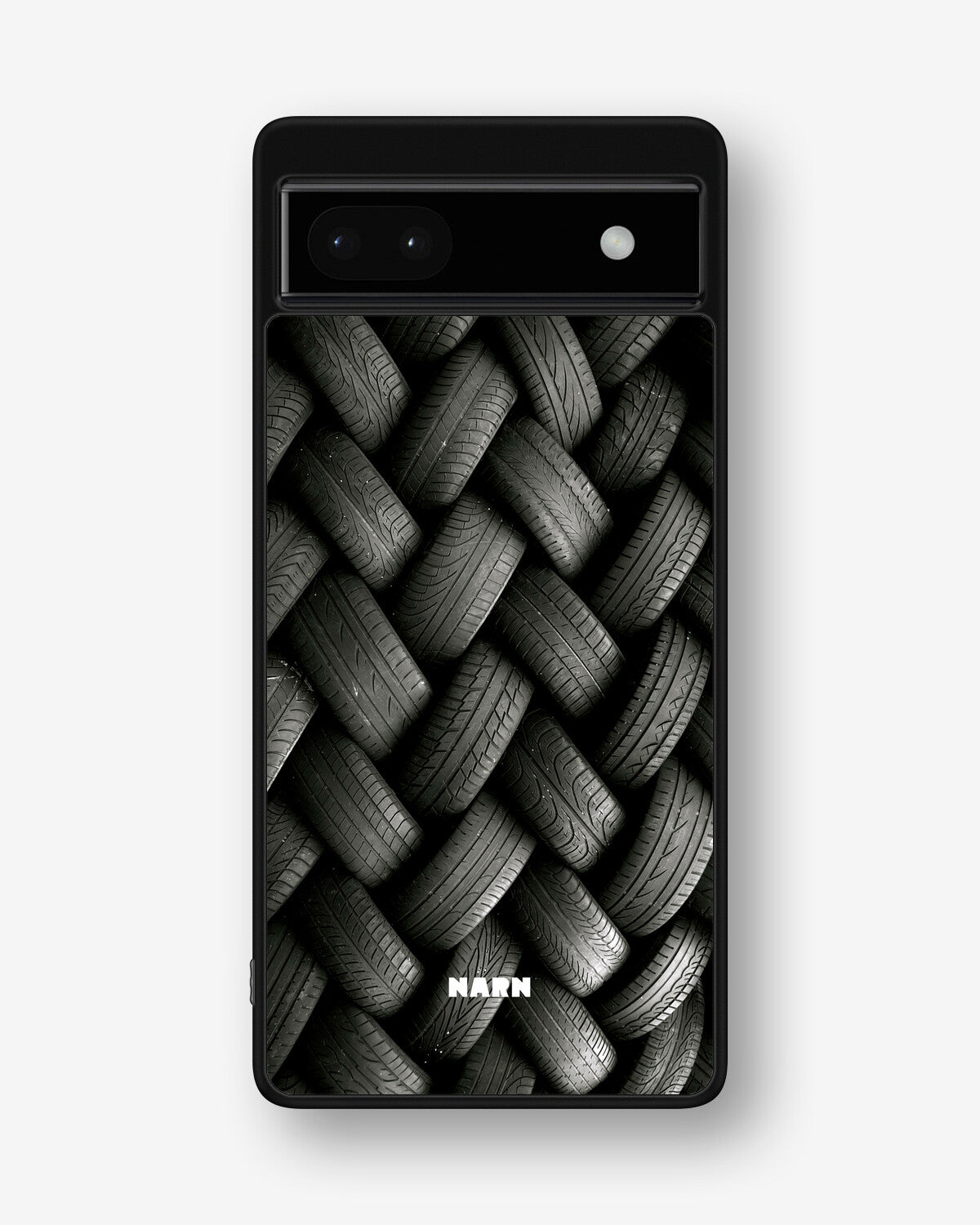 Google Pixel 6a Hard Case – Tires Wall - View 1