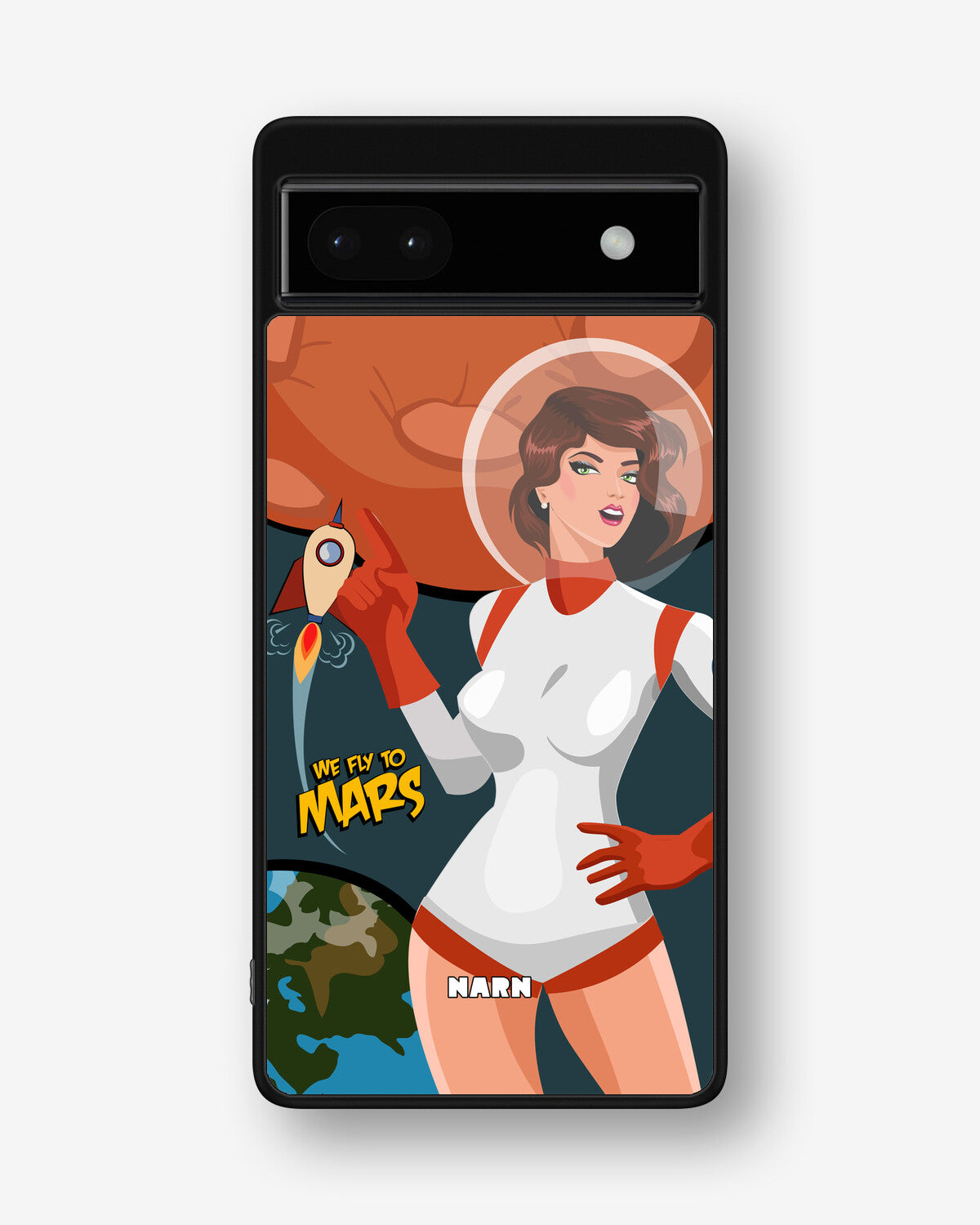 Google Pixel 6a Hard Case – We Fly To Mars - View 1