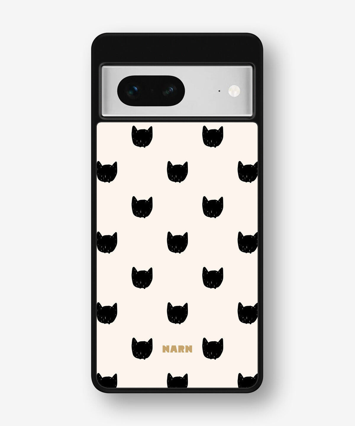 Google Pixel 7 Hard Case – Kitty Dots - View 1
