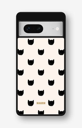 Google Pixel 7 Hard Case – Kitty Dots - View 1