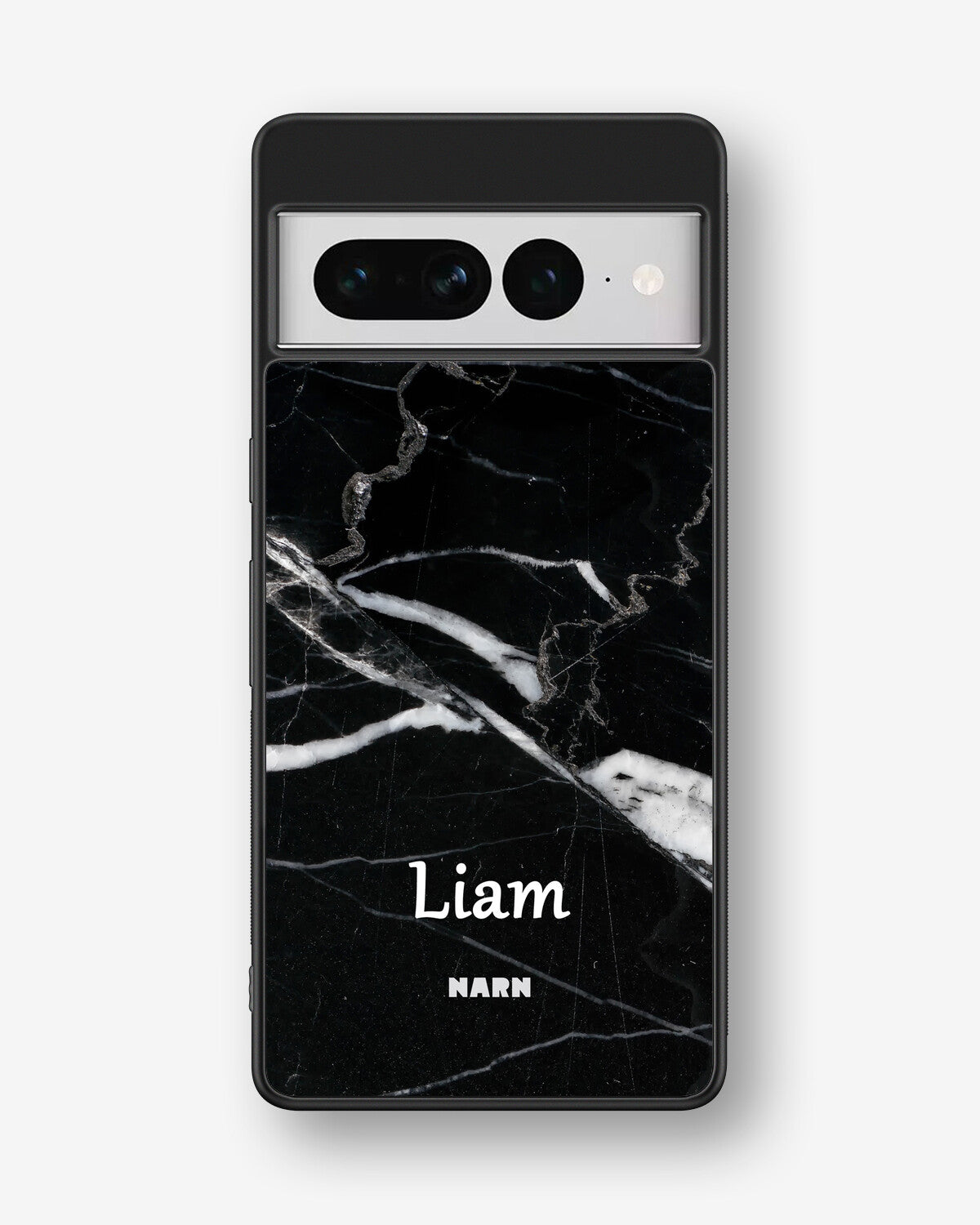Google Pixel 7 Pro Hard Case – Custom - Black Marble - View 1
