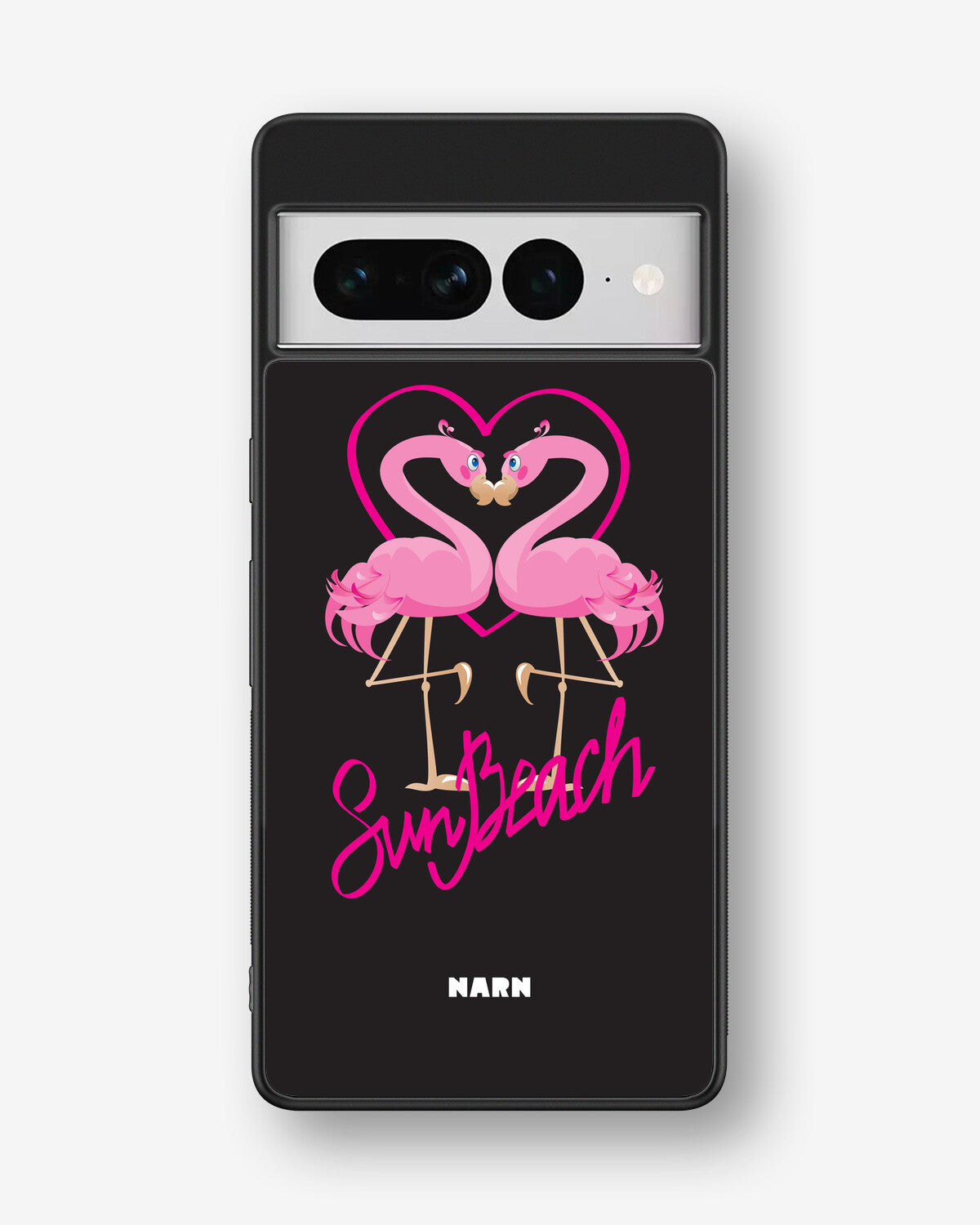 Google Pixel 7 Pro Hard Case – Beach Flamingo - View 1