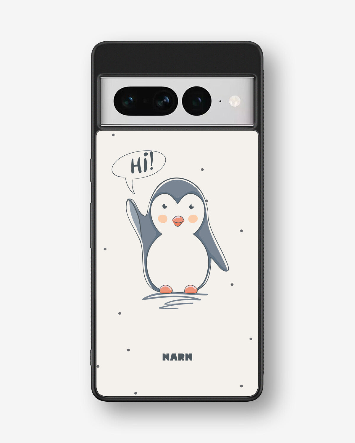 Google Pixel 7 Pro Hard Case – Cute Penguin - View 1
