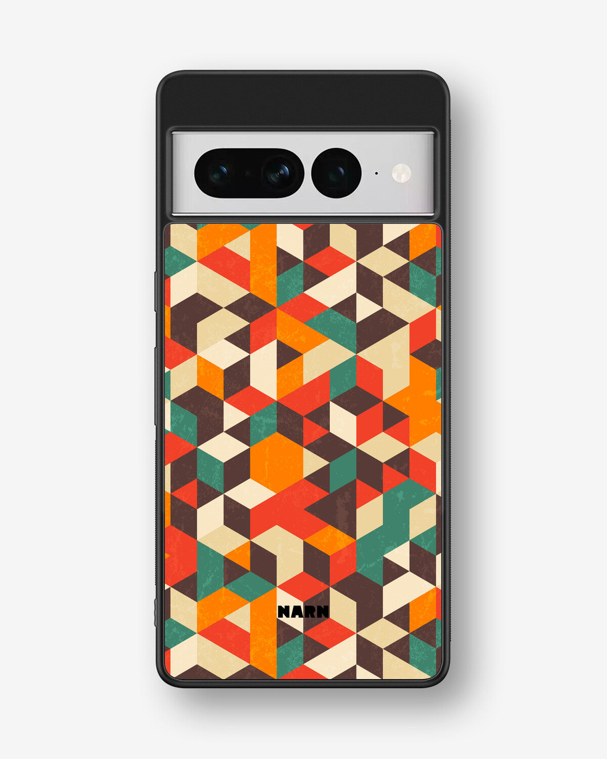 Google Pixel 7 Pro Hard Case – Retro Geometric - View 1