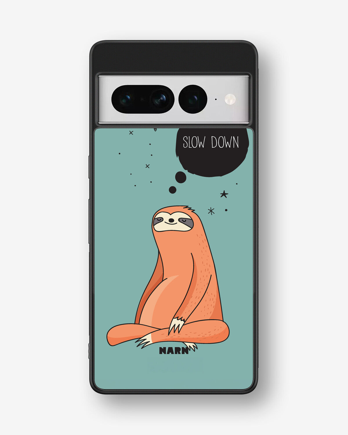 Google Pixel 7 Pro Hard Case – Slow Down Sloth - View 1