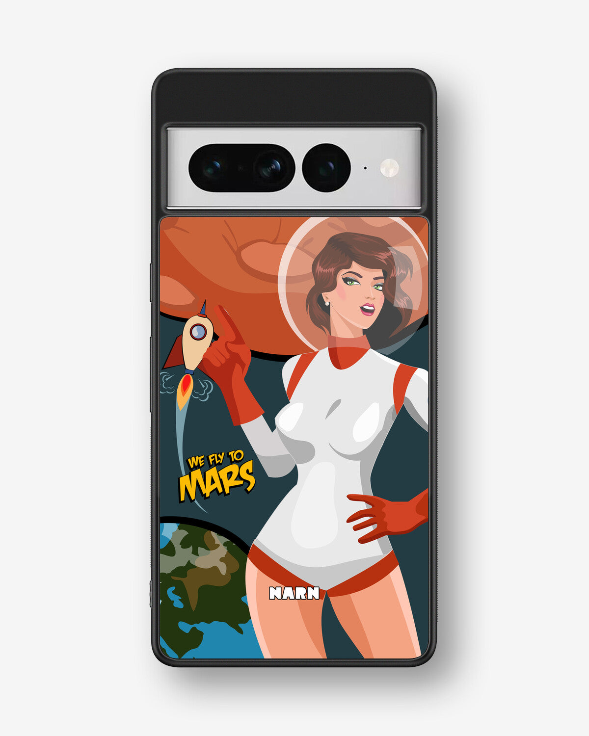 Google Pixel 7 Pro Hard Case – We Fly To Mars - View 1