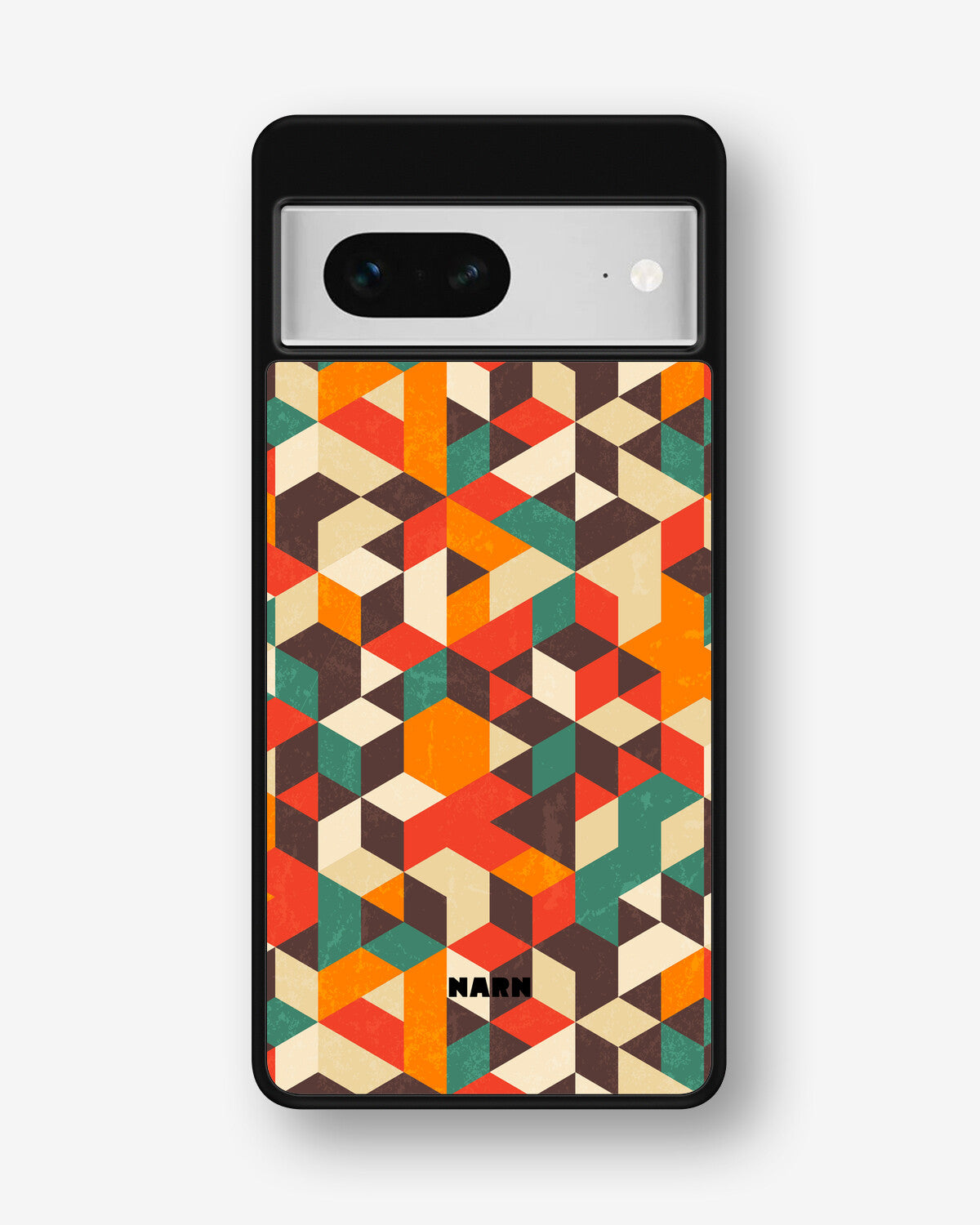 Google Pixel 7 Hard Case – Retro Geometric - View 1