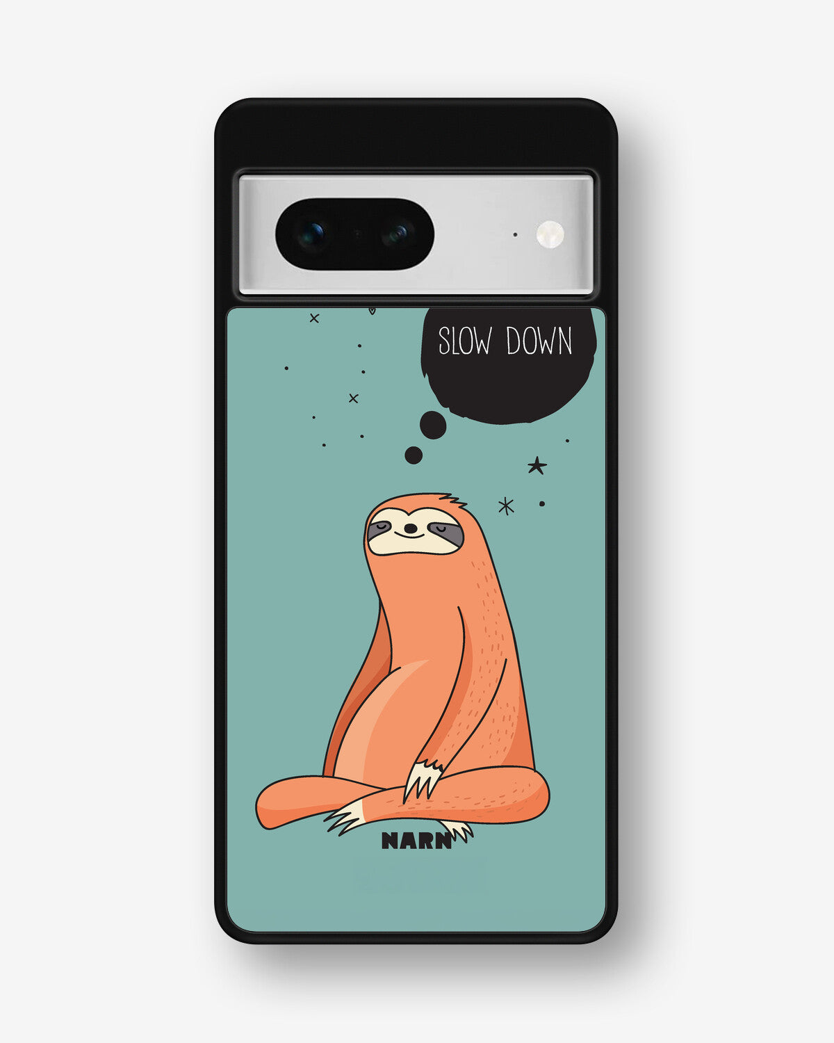 Google Pixel 7 Hard Case – Slow Down Sloth - View 1