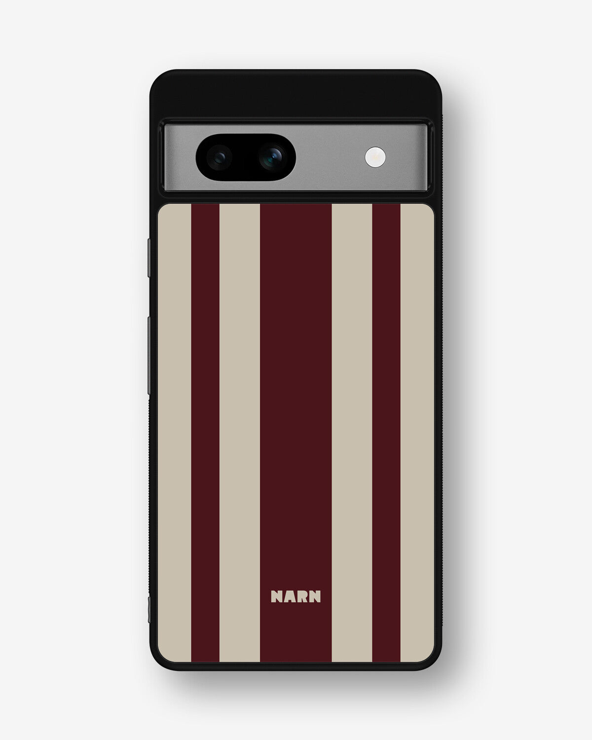 Google Pixel 7a Hard Case – Bordeaux Stripe - View 1