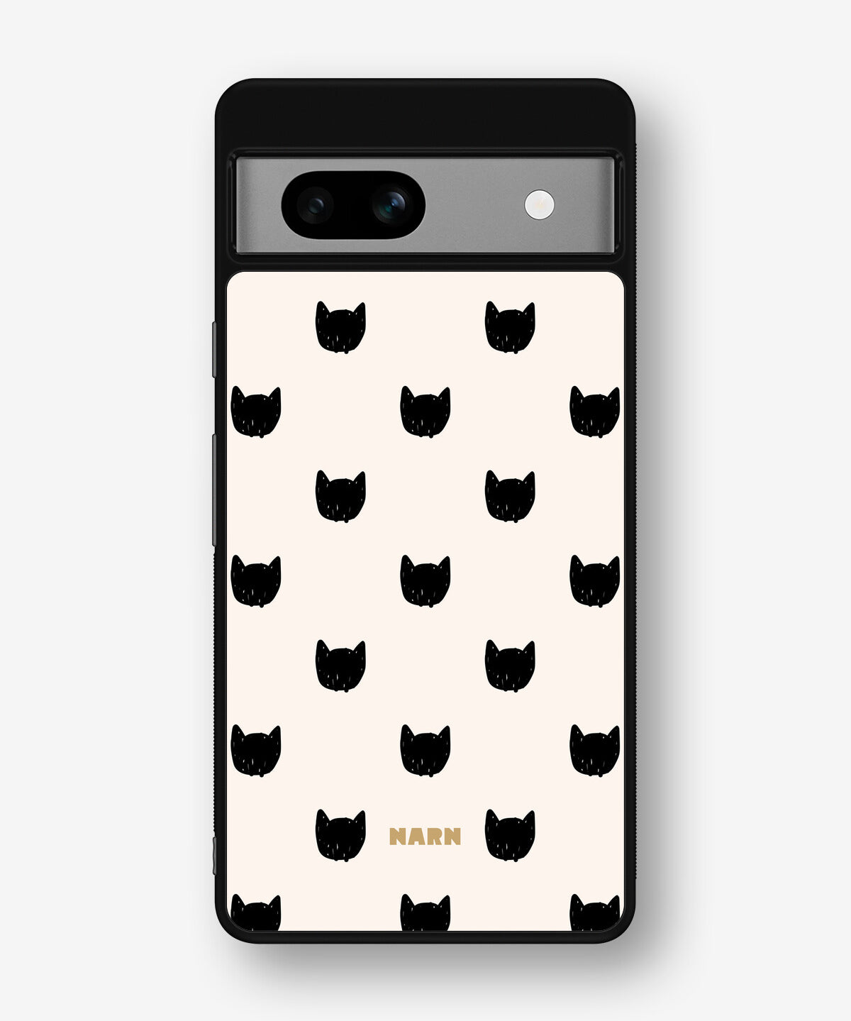 Google Pixel 7a Hard Case – Kitty Dots - View 1