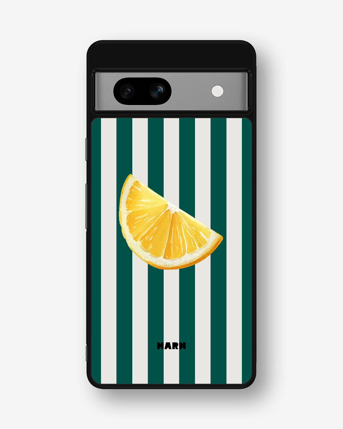 Google Pixel 7a Hard Case – Lemon Stripes - View 1
