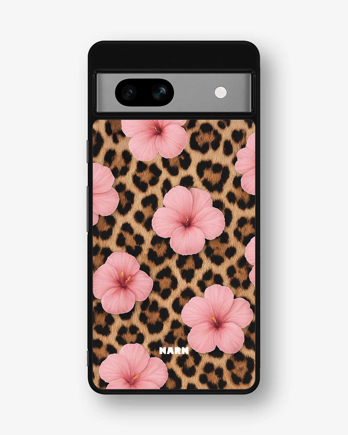 Google Pixel 7a Hard Case – Leopard Flower - View 1