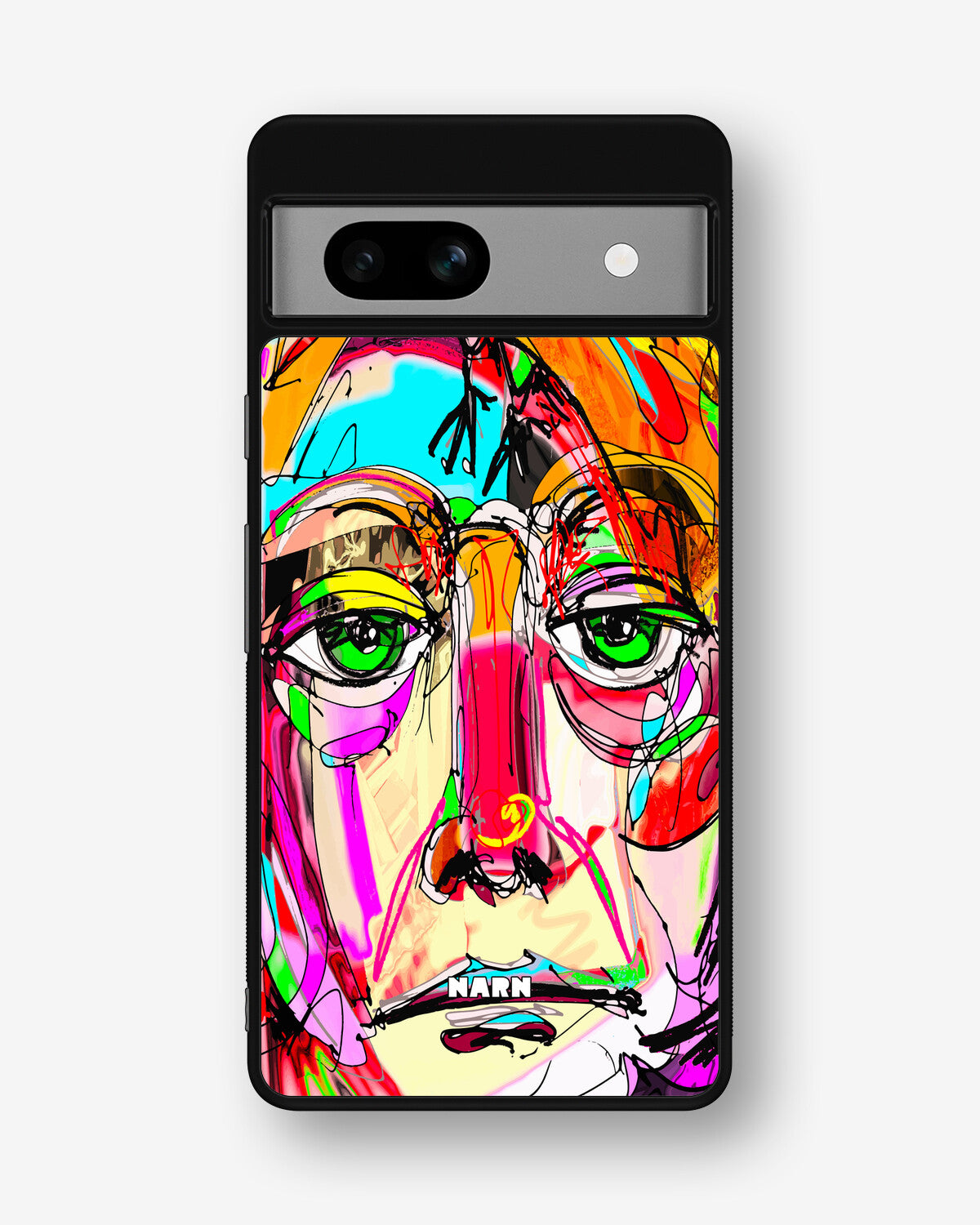 Google Pixel 7a Hard Case – Abstract Portrait - View 1